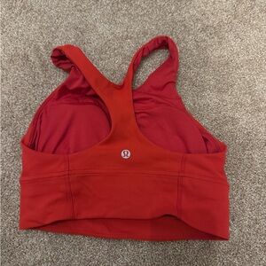 lululemon athletica Vibrant Red Sports Bra